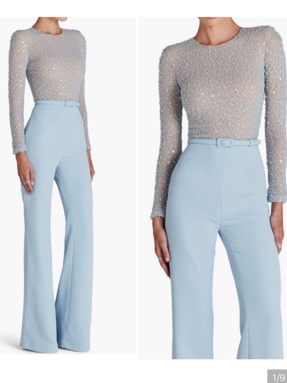 Nadine Merabi Misha Beaded Jumpsuit
